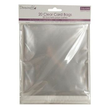 Square Clear Bags (20 Pack)