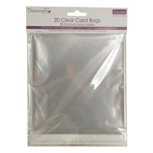 Square Clear Bags 20Pk