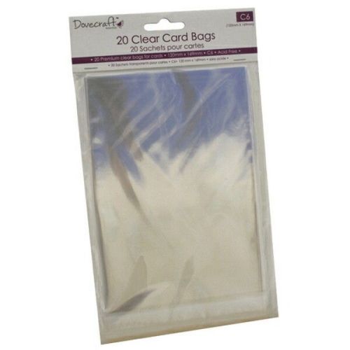C6 Clear Bags 20Pk