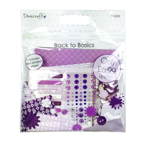 Dovecraft Back To Basics Goody Bag - Purple