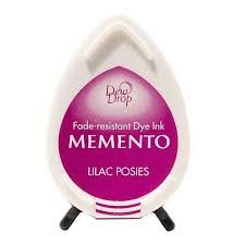 Lilac posies Memento dye dew drop Ink Pad