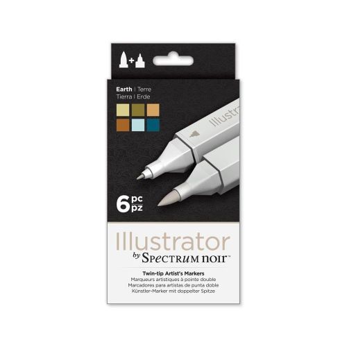Spectrum Noir Illustrator 6pk - Earth