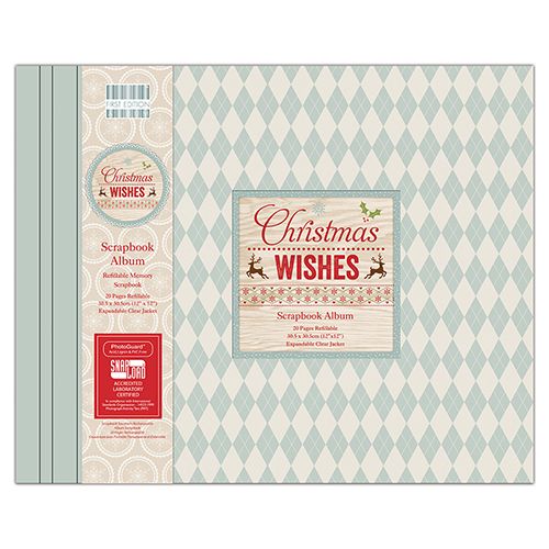 First Editions Christmas wishes 12x12 scrapbook Album 
