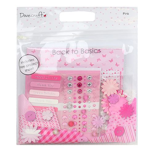 Dovecraft Back To Basics Goody Bag - Pink