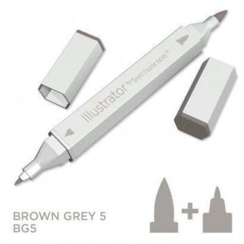 Spectrum noir Illustrator pen BG5- Brown Grey 5