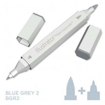 Spectrum noir Illustrator pen BGR2- Blue Grey 2