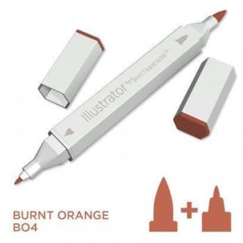Spectrum noir Illustrator pen BO4 - Burnt Orange