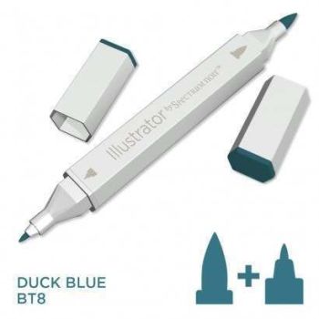 Spectrum noir Illustrator pen BT8 - Duck Blue
