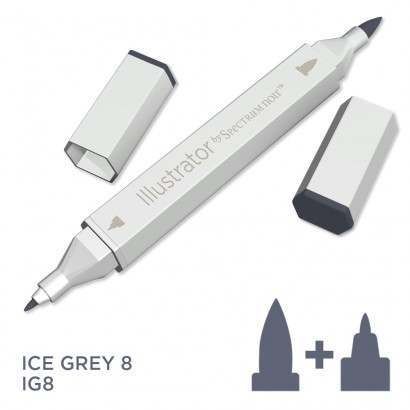 Spectrum noir Illustrator pen IG8 - Ice Grey 8