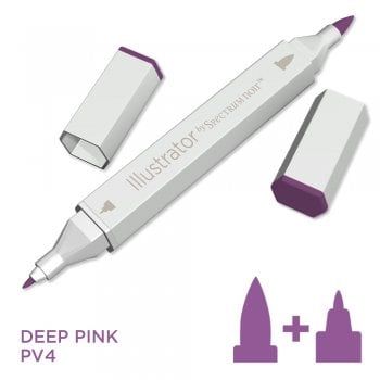 Spectrum noir Illustrator pen PV4 - Deep Pink