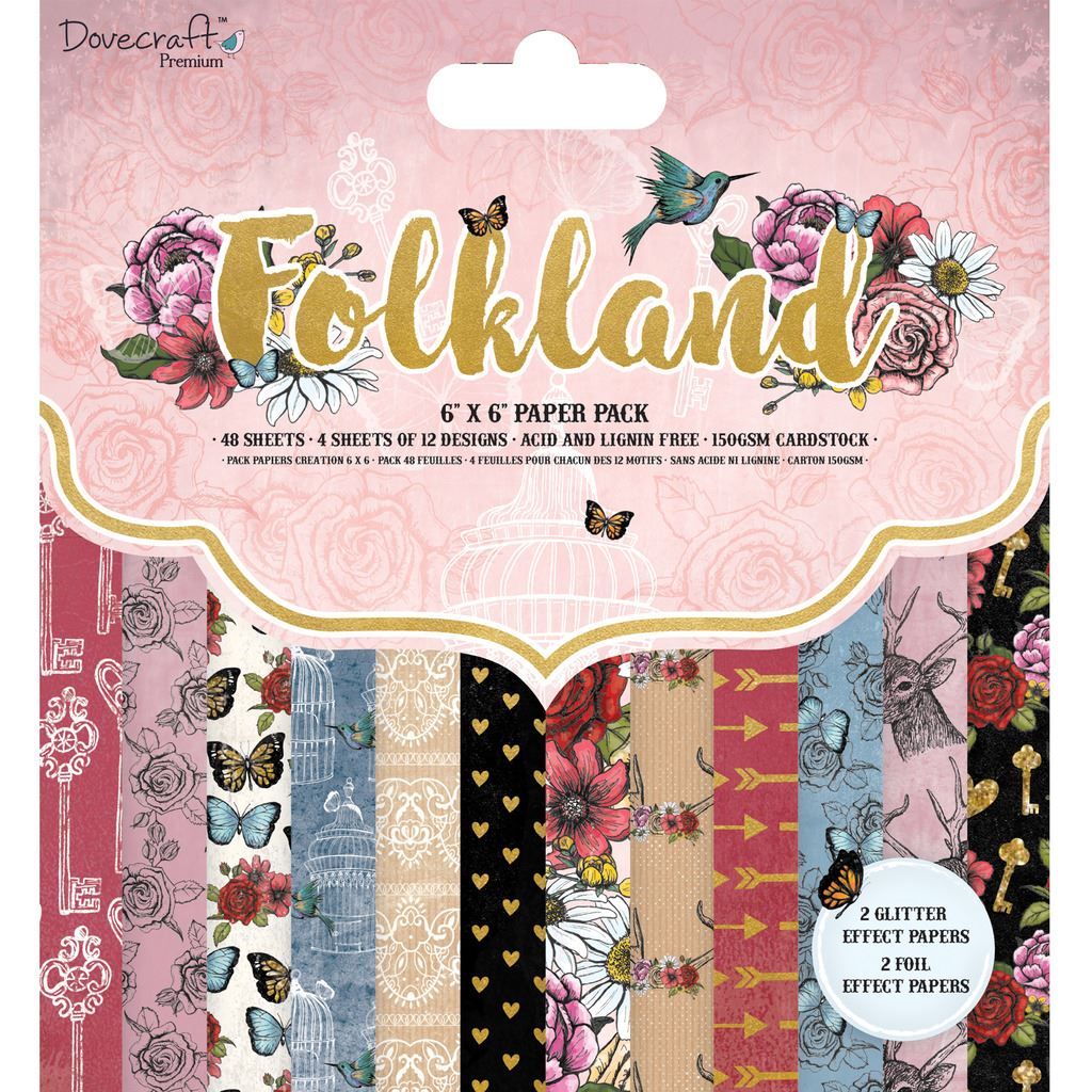 Dovecraft Folkland 6x6 Paper Pad