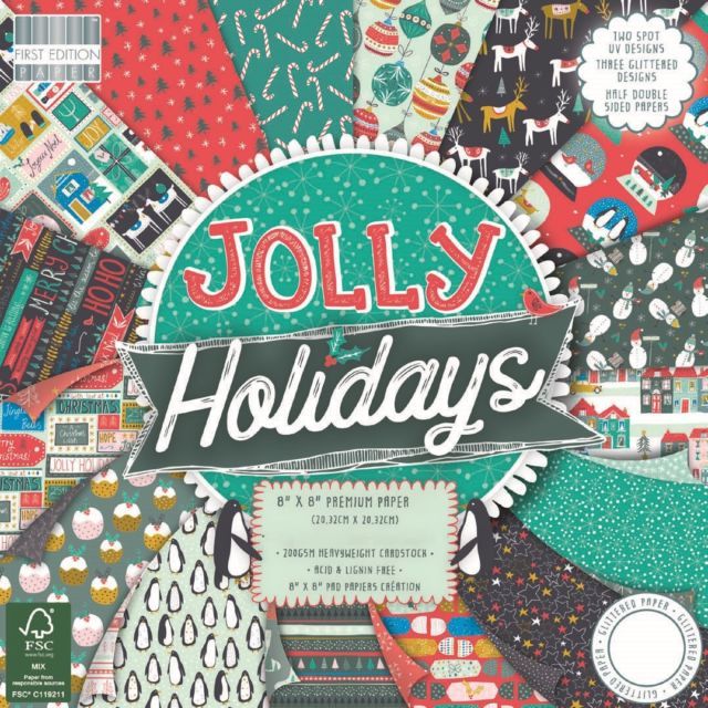 First Edition 6x6 FSC Paper Pad Jolly Holidays