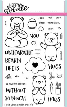 Heffy Doodle - Unbearable without you clear stamps