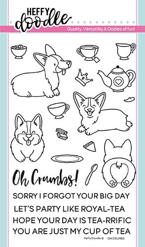 Heffy Doodle - Oh crumbs clear stamps
