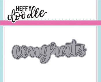 Heffy Doodle - congrats word die
