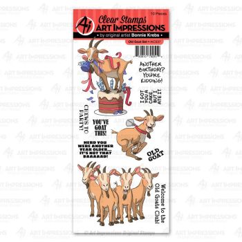 Art Impressions - Old goat - clear stamp set