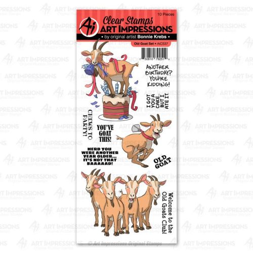 Art Impressions - Old goat - clear stamp set