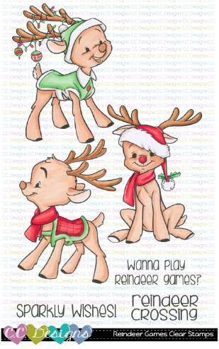 Reindeer Games Clear Stamps