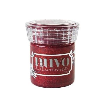 Nuvo - Glimmer Paste - Garnet Red
