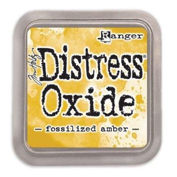 Tim Holtz Distress Oxide Pad Fossilized Amber