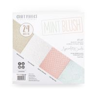 Craft Perfect - 6x6 Card Packs - Mint Blush