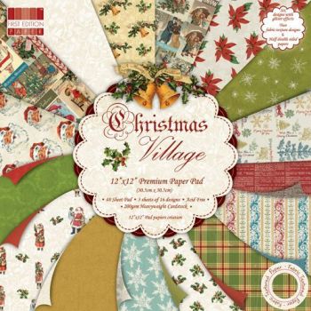 First Edition 6x6 Paper Pad Christmas Village