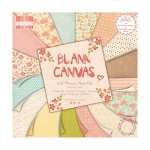 First Edition 6x6 FSC Paper Pad Blank canvas