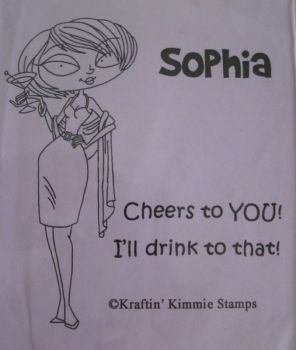 Sophia - Kraftin' Kimmie stamp