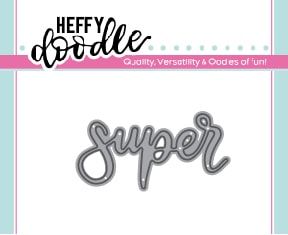 Heffy Doodle - Super word die