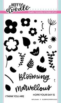 Heffy Doodle - Blooming Marvellous clear stamps