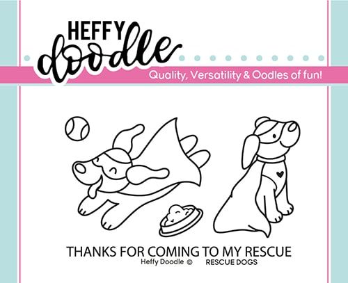 **NEW**Heffy Doodle - Rescue Dogs clear stamps