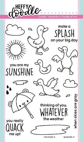 Heffy Doodle - Quack Me Up clear stamps