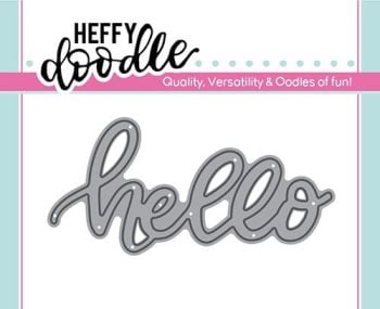 Heffy Doodle - hello word die