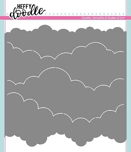Heffy Doodle - Cloudy Skies stencil