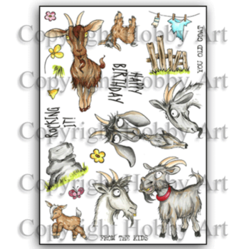 Get Your Goat A5 stamp set