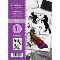 Crafter's Companion  A6 Rubber Stamp - Unicorn Magic