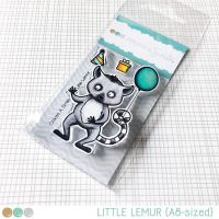 Create a smile - Little Lemur clear stamp