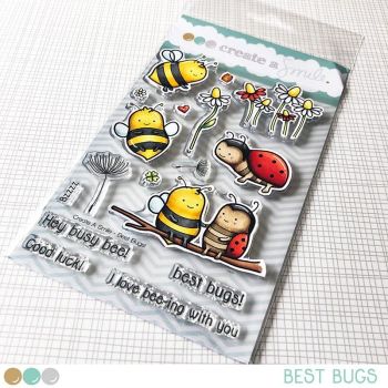 Create a smile - Best Bugs clear stamp