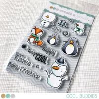 Create a smile - Cool Buddies clear stamp