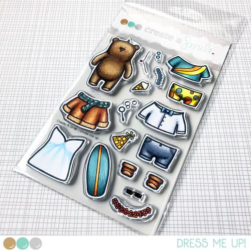 Cretate a smile - Dress me up! clear stamp