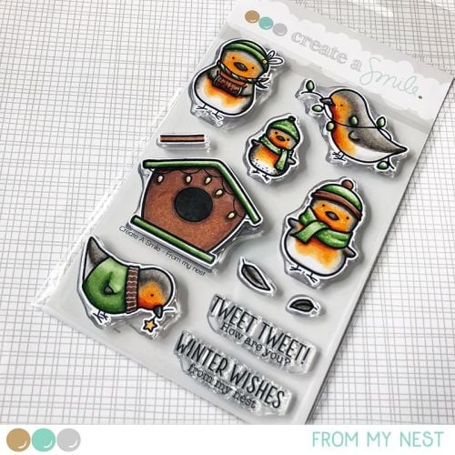 Cretate a smile - From My Nest clear stamp