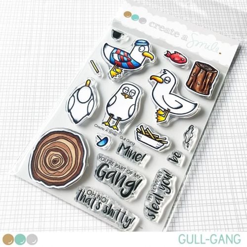 Cretate a smile - Gull Gang?! clear stamp