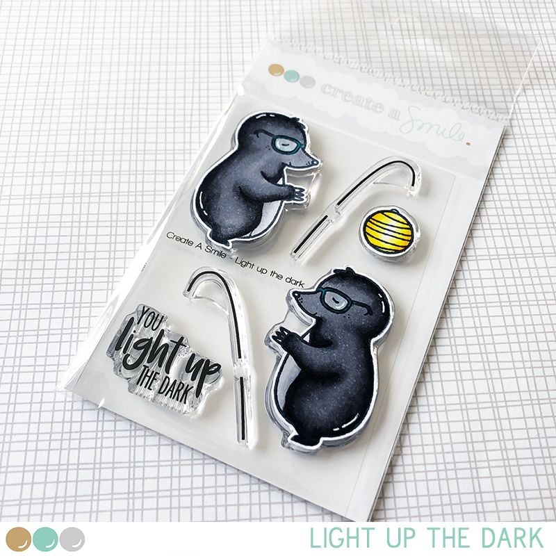 Cretate a smile - Light Up The Dark clear stamp