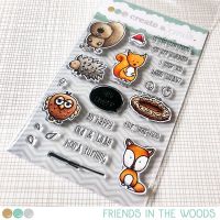 Create a smile - Friends In The Woods clear stamp