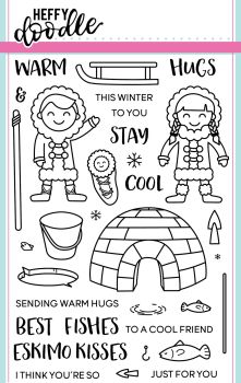 Heffy Doodle - Warm Hugs clear stamps