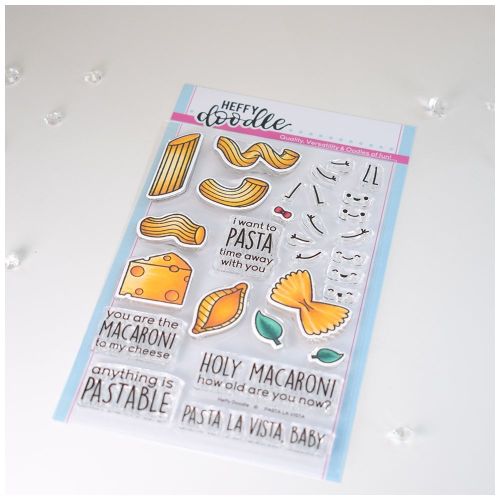 **NEW** Heffy Doodle - Pasta La Vista clear stamps