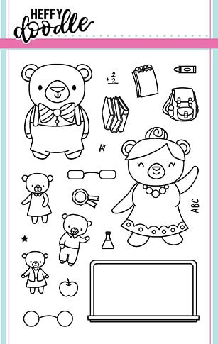 Heffy Doodle - Teachers Pet clear stamps