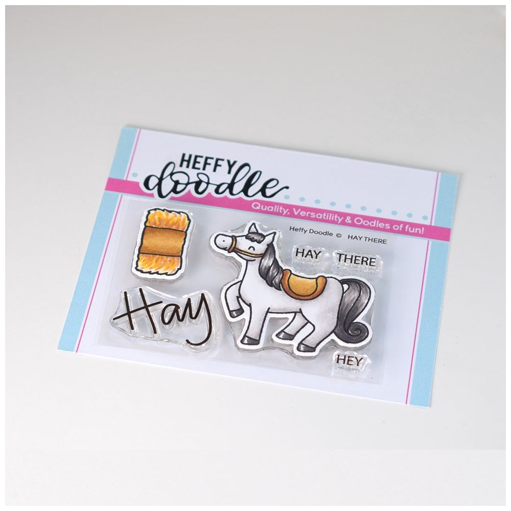 **NEW**Heffy Doodle - Hay There clear stamps