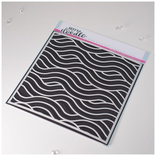 **NEW**Heffy Doodle Wave To Me stencil