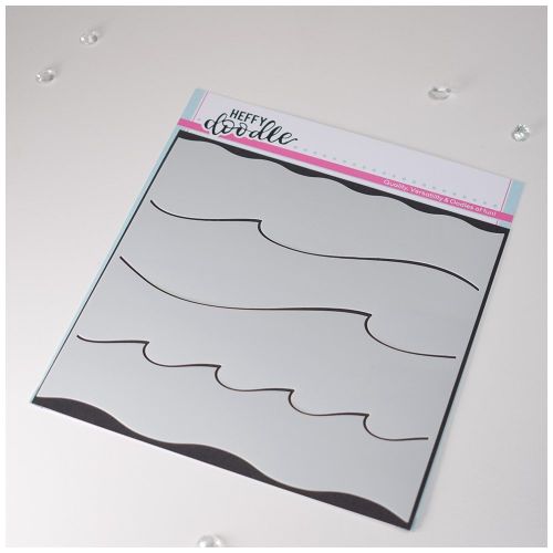**NEW**Heffy Doodle Stormy Seas stencil